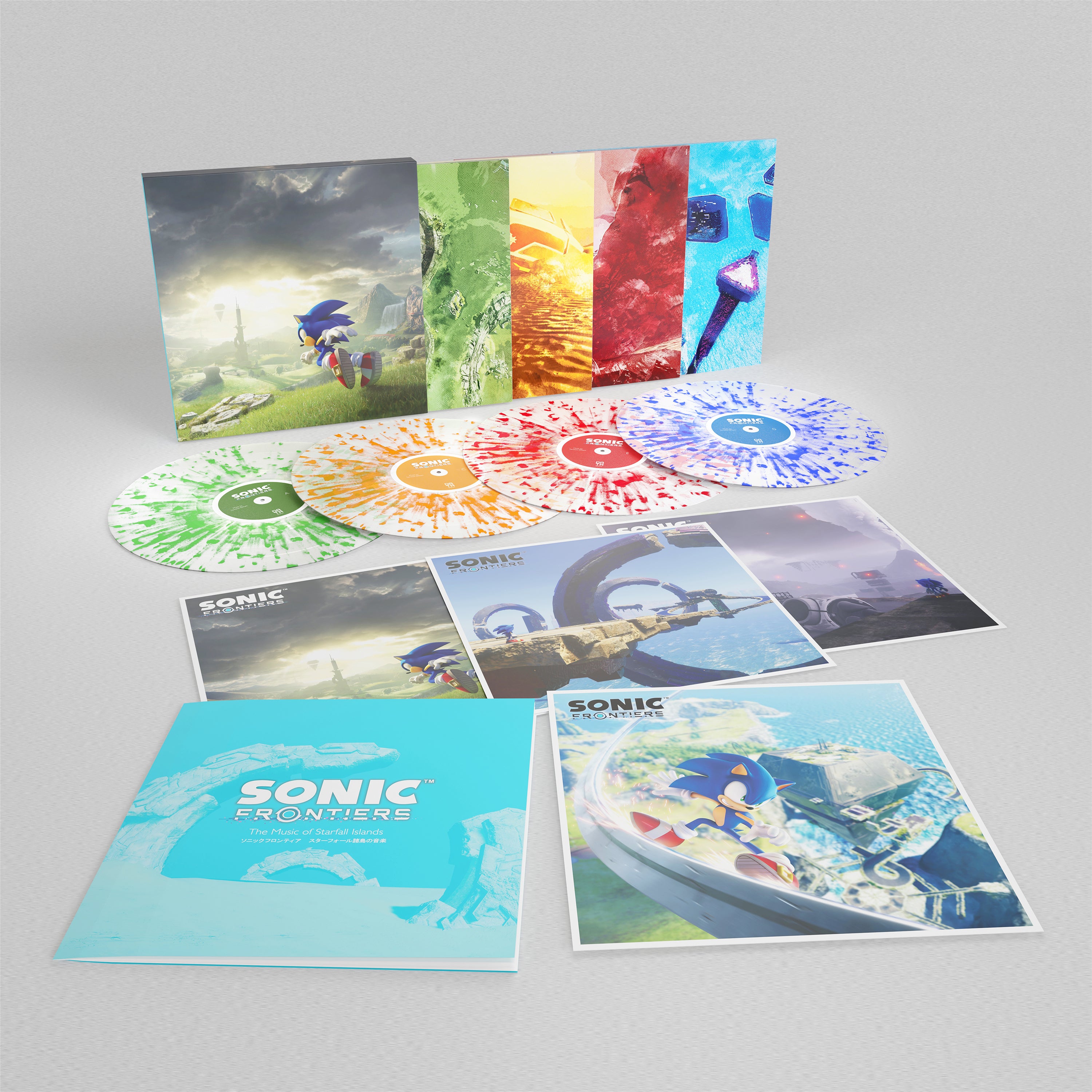 ソニックフロンティア　サウンドトラック　LP 4枚組 Sonic Frontiers: The Music of Starfall Islands (4xLP Box Set